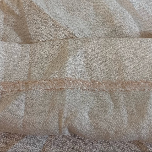 Vintage 80s Nina Piccalino Three-Button Blouse Soft Pink 16 - Picture 7 of 8